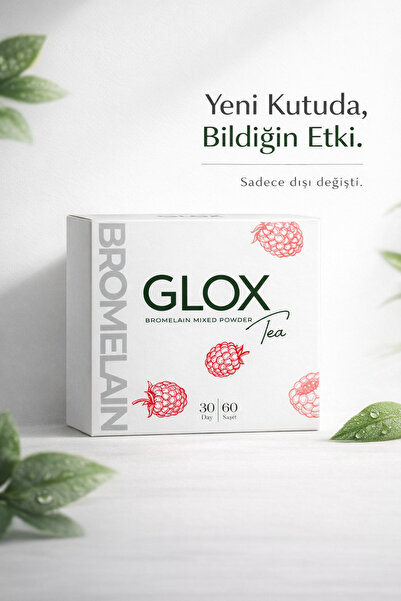 GLOX Tea Bromelain Metabolizma Düzenlemeye Yardımcı Karışık Bitki Çayı Güçlen...