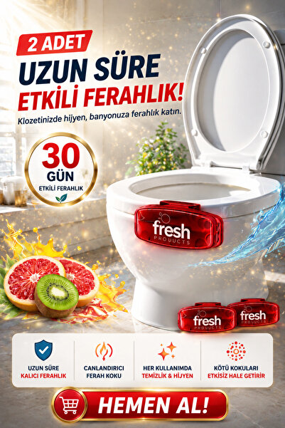 Fresh Products Eco Clip Spiced Tuvalet Koku Giderici 2 Adet