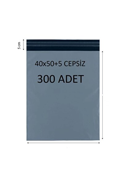 CAC PLASTİK 40x50+5 Cepsiz 300 adet kargo poşeti