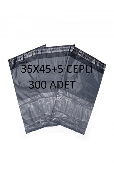 CAC PLASTİK 35x45+5 Cepli 300 adet kargo poşeti