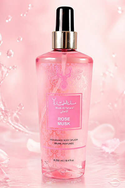 MUSK AL TAHARA Rose Vücut Spreyi 250ml Zarif, Romantik Ve Yumuşaktır. Gülün T...