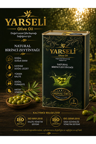 YARSELİ OLİVE OİL Naturel Birinci Zeytinyağı 5 Lt