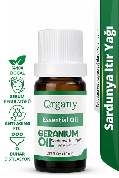 Organy زيت الجيرانيوم العطري الطبيعي 100% زيت العناية الطبيعي بالجيرانيوم 10 مل