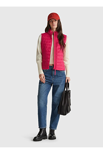 Benetton Fuşya Kadın Yelek 2TWDDJ00V