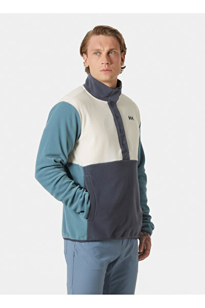 Helly Hansen HHA.49531_HHA.601_DAYBREAKER SNAP Mavi Dik Yaka Normal Erkek Pol...