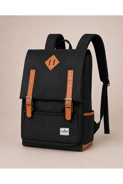 VOVEM UNISEX KAPAKLI 15 INC LAPTOP UYUMLU SU GECIRMEZ SIRT CANTASI