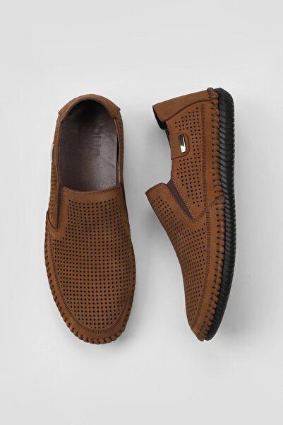 Bueno Shoes Men's Casual Leather Shoes - TanDante07m1038