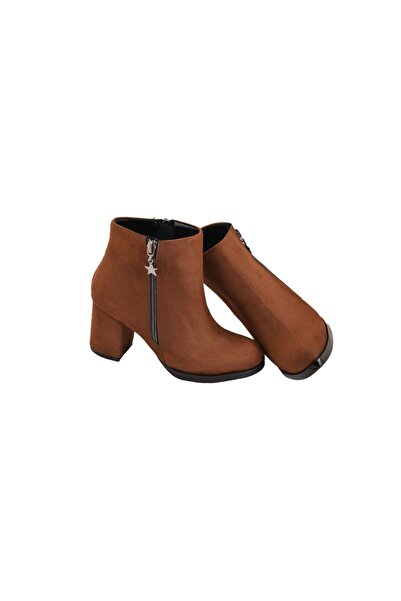 BilfolD WOMEN BOOTS SUEDE DOUBLE ZIPPER BROWN