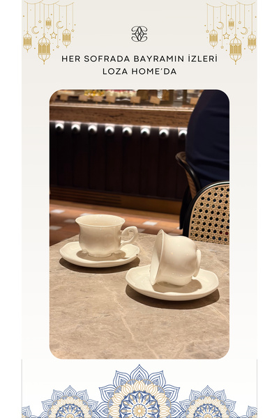LOZA HOME روزالينا - طقم من كوبين للقهوة