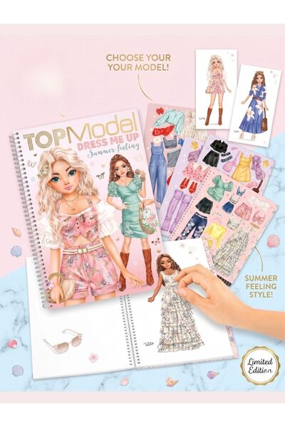 Top Model by Depesche Topmodel Dress Me up Summer Feeling Sticker Dress up Bo...