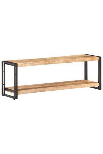Concept Comodă TV, 120 x 30 x 40 cm, lemn de mango nefinisat