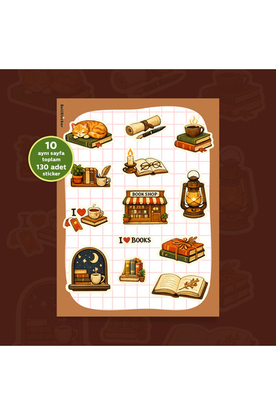 To Design Lab Set de autocolante pentru cărți 11x15 cm 10 autocolante cu pagi...