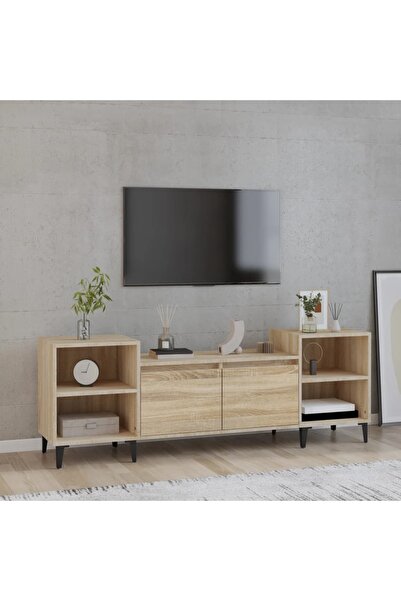 Concept Comodă TV, stejar sonoma, 160x35x55 cm, lemn prelucrat