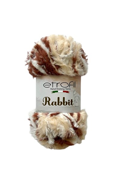 Etrofil Pređa za pletenje Rabbit, crvena/slonovača, 100% poliester, 100g, 65m...