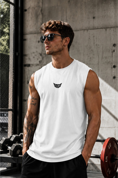 GHASSY CO Tricou pentru bărbați, cu mânecă zero, cu uscare rapidă, cu perform...