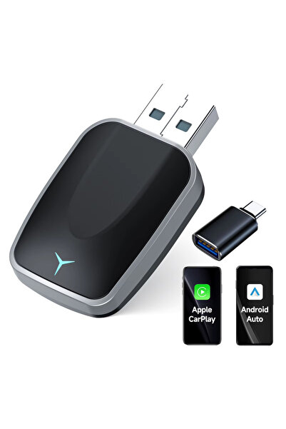 Choice Spedal 2-in-1 Wired to Wireless CarPlay Adapter & Android Auto Wireles...