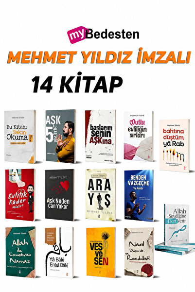 Timaş Yayınları Mehmet Yıldız Tüm Kitapları (MEHMET YILDIZ IMZALI)-14 Kitap- ...