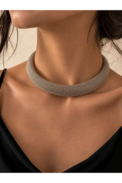 gozdeasutayaccessory Steel mesh necklace
