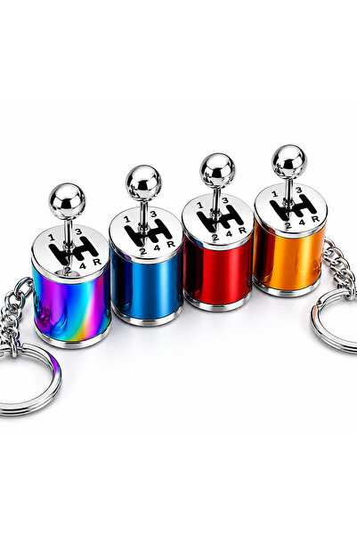 Ventoze Gear Shaped Auto Keychain 3D Metal Vehicle Key Accessory