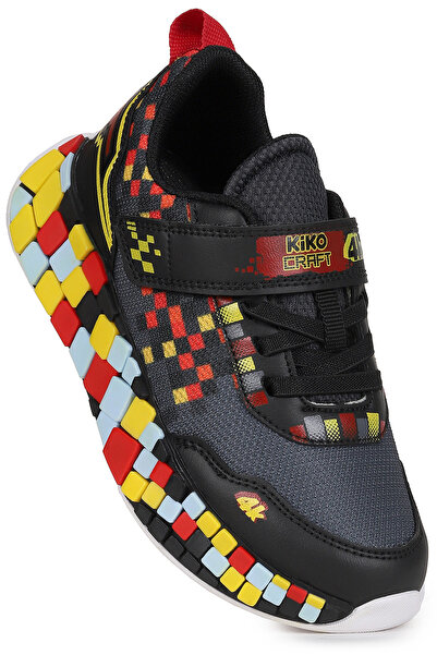 Kiko Kids Pantofi sport pentru băieți Jenks Craft cu velcro