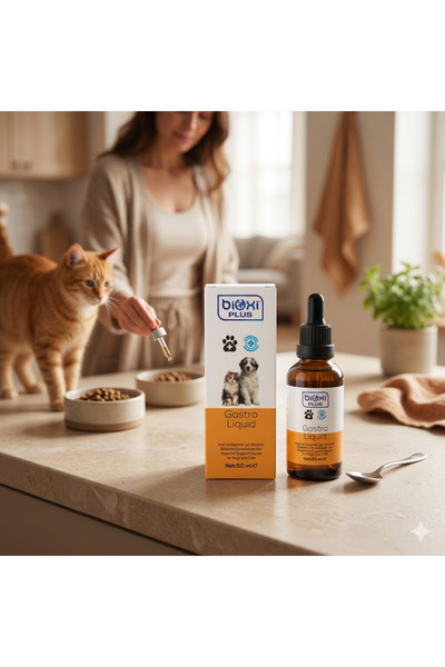 Bioxi Gastro Liquid - Kediler ve Köpekler İçin Sindirim Destekleyici Takviye,...