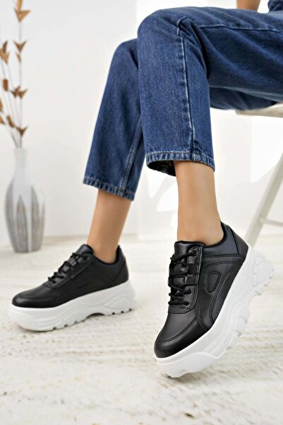 Nesil Shoes Neyna 190 crno-beli ženski Patike s