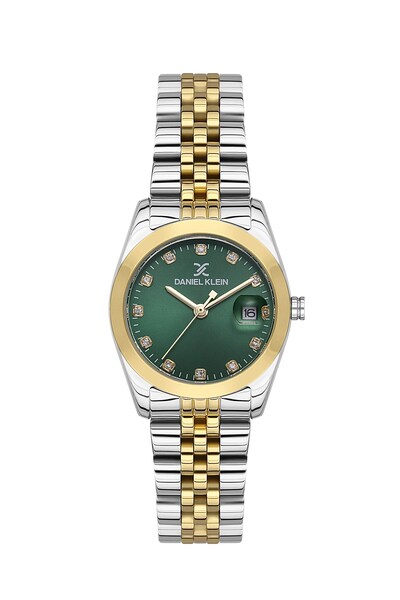 Daniel Klein Sarı Gümüş Retro Mini Rolex Kasa Kadın Kol Saati