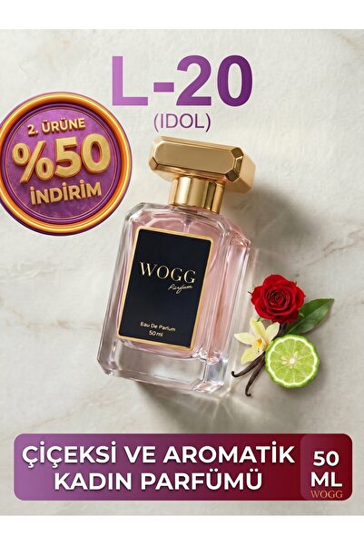 WOGG PARFÜM L20 Idolee | Uzun Süre Kalıcı Kadın Parfüm | Yasemin, Gül, Misk |...
