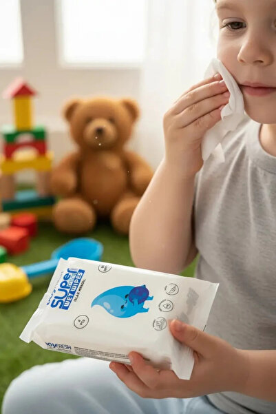 DOYFRESh Super 8'li Mini Islak Mendil Seti – Anti-Alerjik & Alkol İçermez