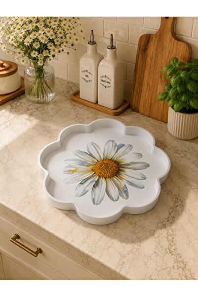 Zucci Home صينية عرض زهرة الأقحوان المزخرفة من أكدينيز ميديسين بريزيديشال |  ...