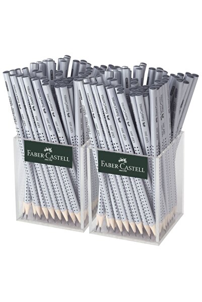 Faber Castell Creion grafit fără radieră Grip 2001 2*72 Cutie plastic FABER-C...