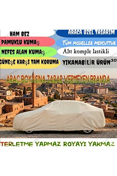 Utku otobranda Ferhan gün Audi A4 Uyumlu Oto Branda - Ham Bez Pamuklu Kumaş