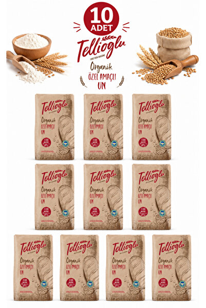 tellioğlu Organik Özel Amaçlı Un 10x1 Kg