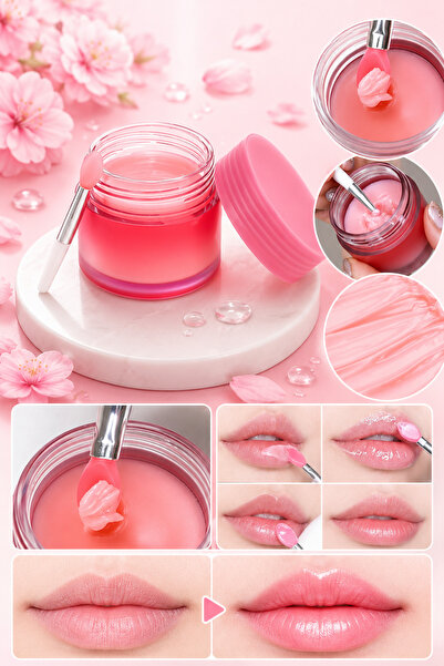 SETBEAUTY Nemlendirici Besleyici ve Onarıcı Dudak Uyku Bakım Maskesi Balm 20ML