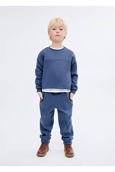 MANGO Baby Weit geschnittenes Baumwoll-Sweatshirt