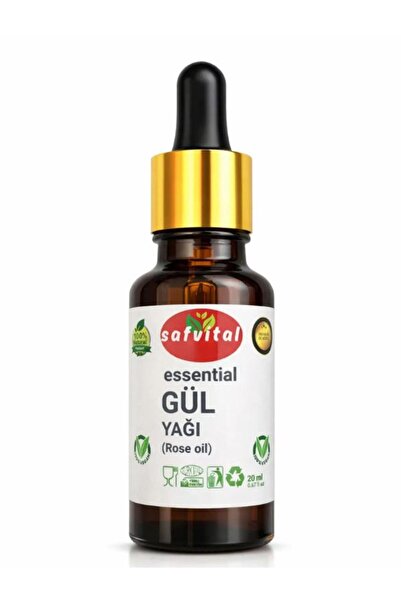 safvital زيت الورد 20 مل، زيت العناية العطري، عطر رائع يدوم طويلاً للعناية با...