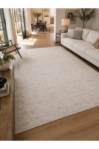 Neşem Halı Boutique EKOHALI Grace GRC 03 Beige Otantik Doku ve Renklere Sahip...