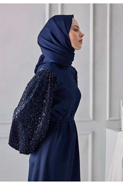 Freshscarfs Janjanlı Şal Safir