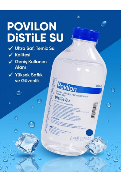 Povilon Ultra Saf Distile Su 1 Litre – Ütü, Akü, Radyatör, Akvaryum Ve Gümüş ...