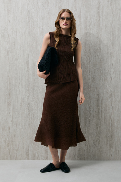 Lufian Sunny Women's Skirt Brown