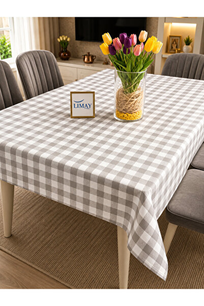 LİMAY Fata de Masa PVC Clasa I Gingham Sufragerie-Bucatarie-Laveta de Picnic