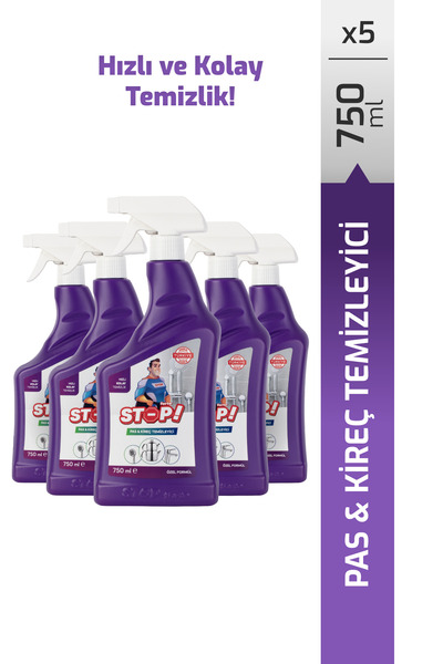 STOP Forte 5'li Pas&Kireç Temizleyici 750 ml