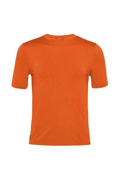SAUCONY Tricou de alergare pentru bărbați cu cronometru - Portocaliu - S