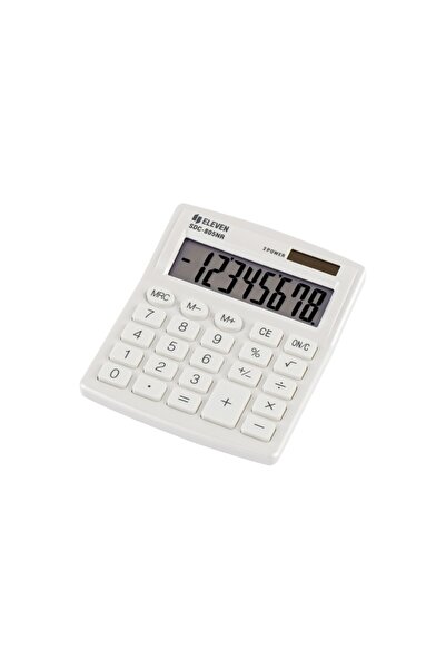 ELEVEN Calculator de birou cu 8 cifre, 120 x 105 x 21 mm, Eleven SDC-805 Alb