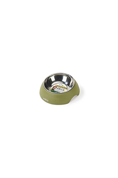 M-PETS Eco Bamboo Küçük Irk Köpek ve Kedi Mama ve Su Kabı Yeşil 350 Ml
