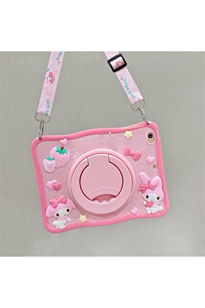 UnDePlus Apple iPad 9. Nesil 10.2" Kılıf Cute Dolls Standlı Eğlenceli 3D Kare...