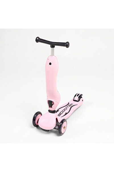 Generic Buddiez - 2 in 1 Scoot & Run Ride-On Scooter - Pink