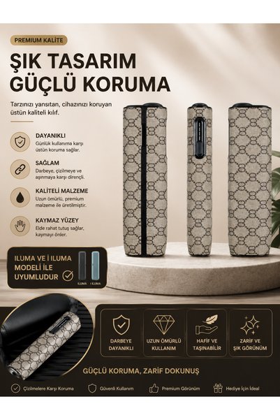 Zigver ıqos kılıf ıluma one uyumlu kılıf desenlim gri(terrea ile çalışan ciha...