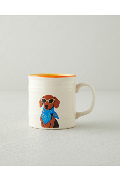 English Home Sunny Dog Seramik Kupa 345 ml Renkli