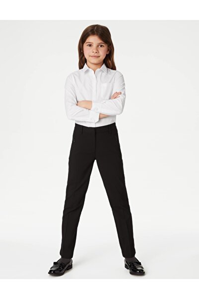 Marks & Spencer 2'li Slim Fit Uzun Kollu Okul Gömleği (2-18 Yaş)